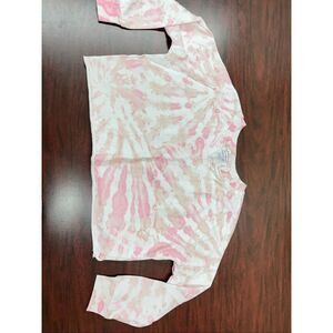 Love Fire Girls Tie Dye Cropped Hoodie Size X-Large